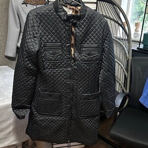 Laundry By Shelli Segal Quilted Black Puffer Jacket